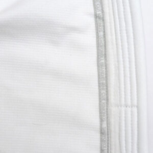 Front view of the Shoyoroll Batch #9 Yin gi, featuring a sleek, minimalist design with high-quality fabric, subtle logo detailing, and reinforced stitching. This premium jiu-jitsu gi combines durability, comfort, and a clean aesthetic for training.